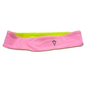 Ivivva Reversible Headband Girls One Size Pink/ Blue Stretch Athletic